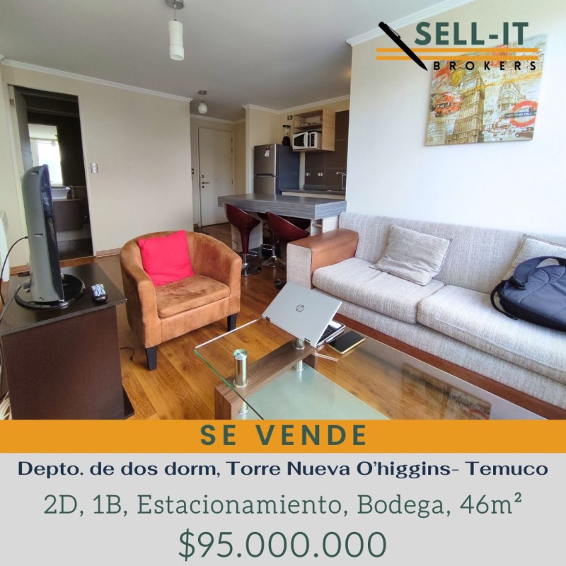 Departamento en Venta en Temuco 2 dormitorios 1 baño